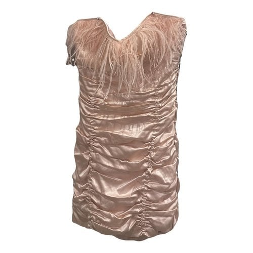 Pre-owned Nana Jacqueline Silk Mini Dress In Other