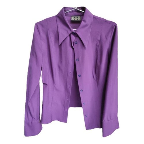 Pre-owned Fendi Blouse In Purple