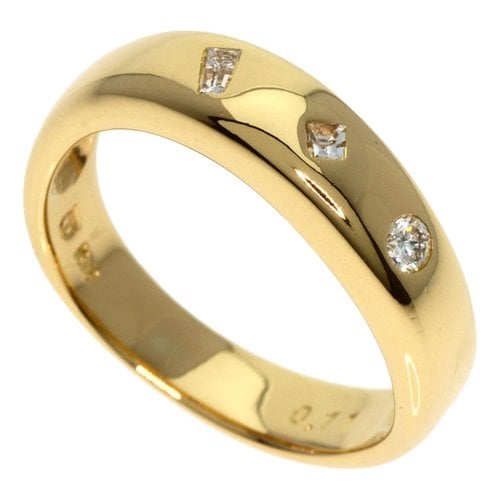 Pre-owned Tasaki Yellow Gold Ring