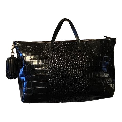 Pre-owned Clare V Leather Handbag In Black
