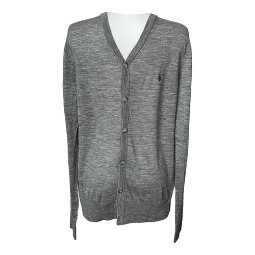 Pre-owned Allsaints Wool Knitwear & Sweatshirt In Grey