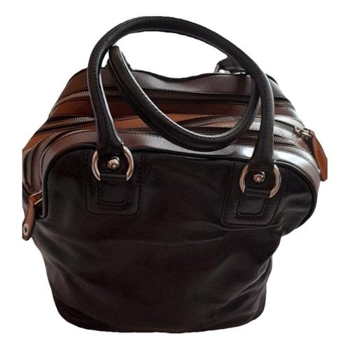 Pre-owned D&g Leather Handbag In Black