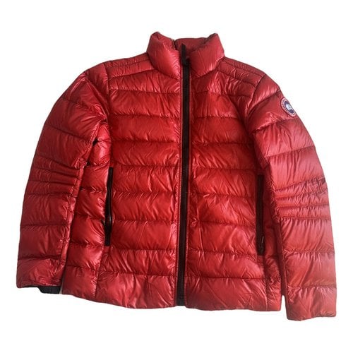 Pre-owned Canada Goose Puffer In Red