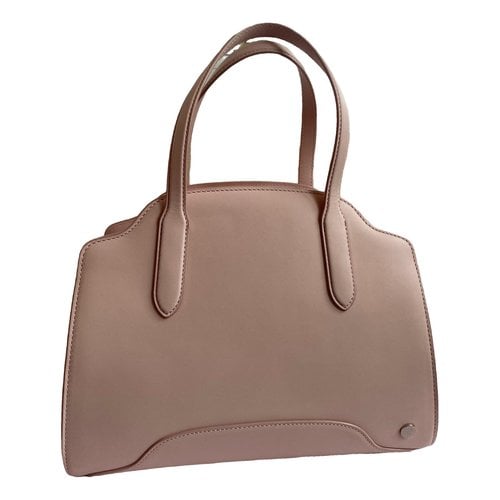 Pre-owned Loro Piana Sesia Leather Handbag In Pink