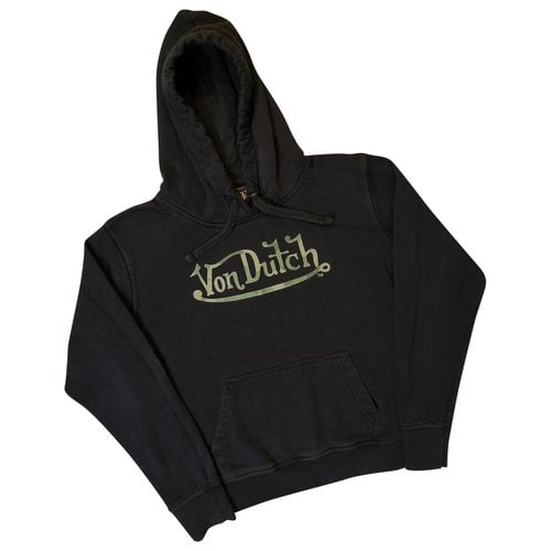Pre-owned Von Dutch Sweatshirt In Black