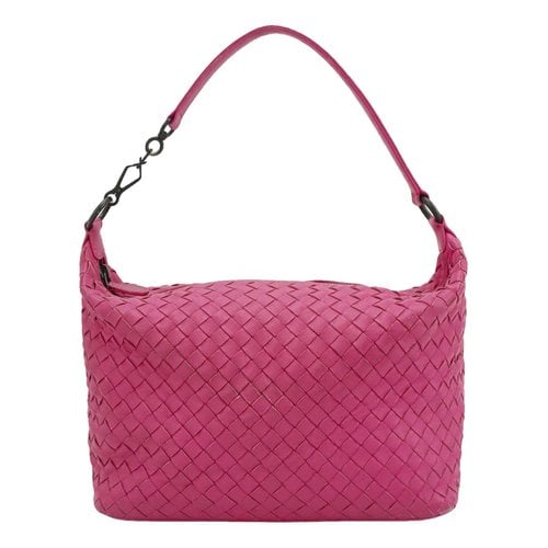 Pre-owned Bottega Veneta Leather Handbag In Pink