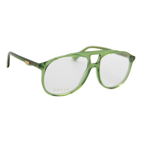 Pre-owned Gucci Sunglasses In Green