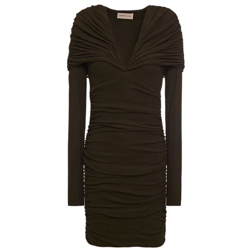 Pre-owned Alexandre Vauthier Mini Dress In Green