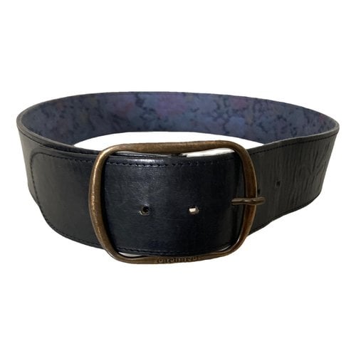 Pre-owned Cacharel Leather Belt In Black