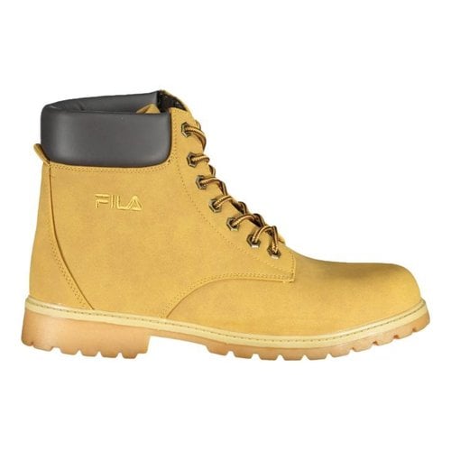 Pre-owned Fila Boots In Yellow