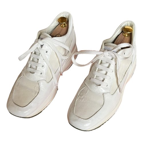 Pre-owned Hogan Low Trainers In White