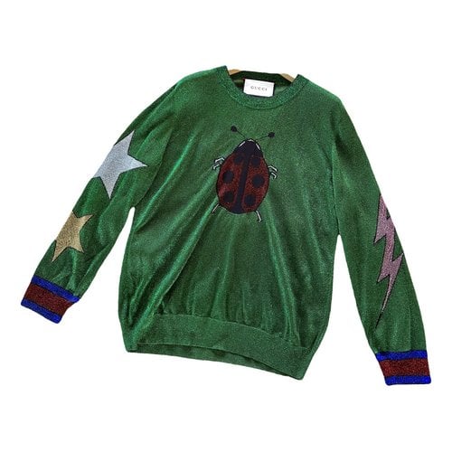 Pre-owned Gucci Jumper In Green
