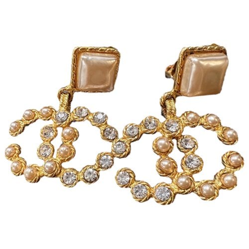 Pre-owned Chanel Crystal Earrings In Other
