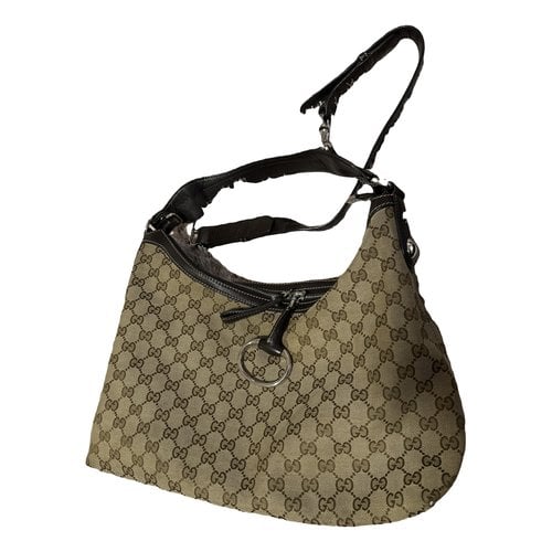 Pre-owned Gucci Leather Handbag In Multicolour