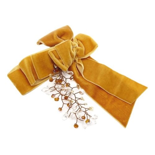 Pre-owned Radà Cloth Hair Accessory In Yellow