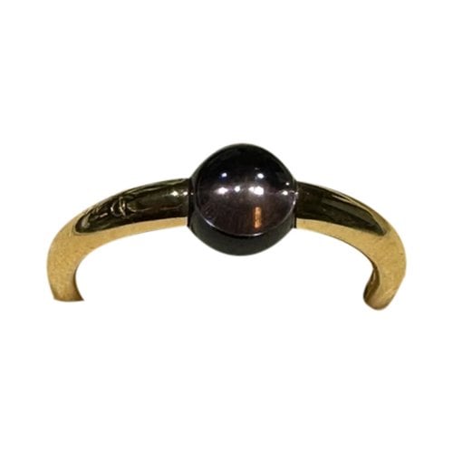 Pre-owned Pomellato M'ama Non M'ama Pink Gold Ring In Blue
