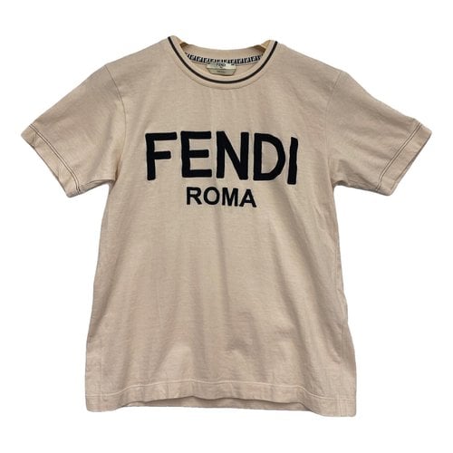 Pre-owned Fendi T-shirt In Pink
