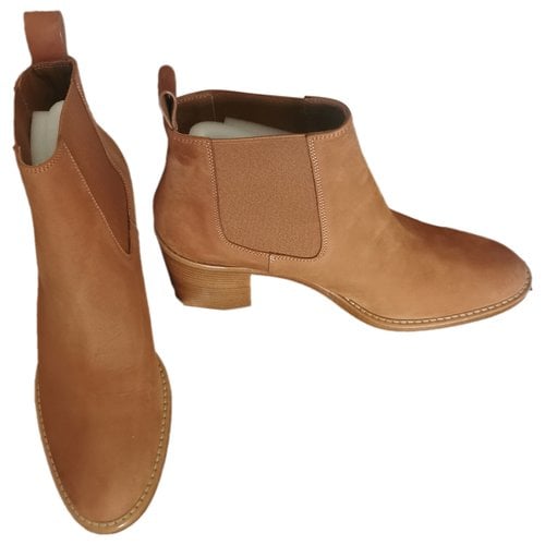 Pre-owned Jenni Kayne Boots In Camel