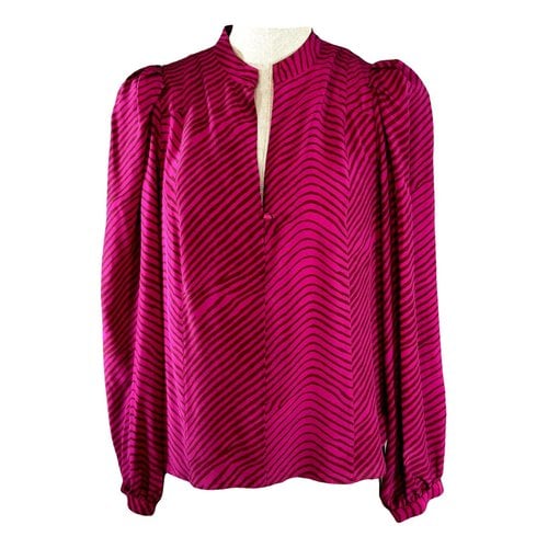 Pre-owned Tanya Taylor Silk Blouse In Pink