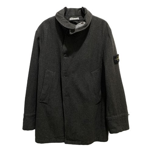 Pre-owned Stone Island Trench In Black