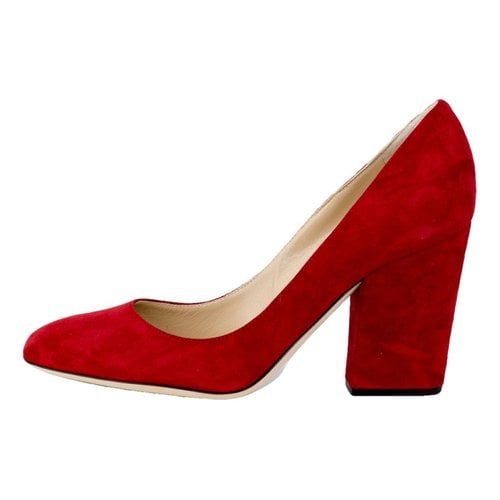 Pre-owned Sergio Rossi Leather Heels In Red