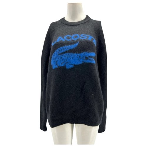 Pre-owned Lacoste Jumper In Black
