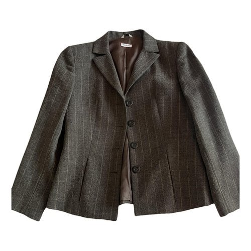 Pre-owned Max & Co Wool Blazer In Brown