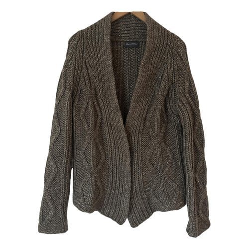 Pre-owned Marc O'polo Wool Cardigan In Brown
