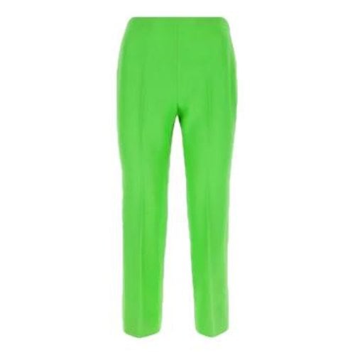 Pre-owned Gucci Wool Straight Pants In Green