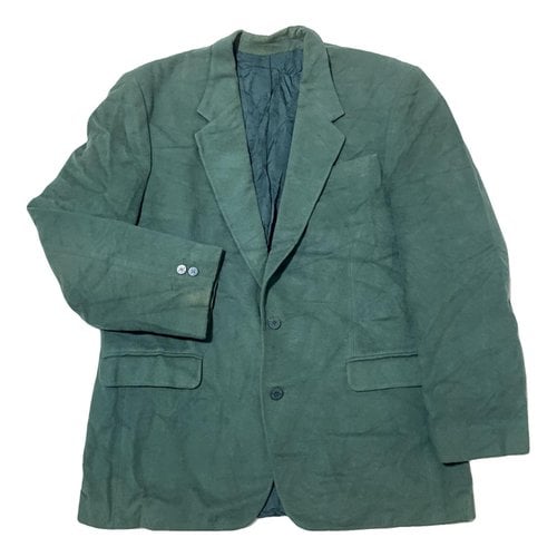 Pre-owned Lacoste Wool Suit In Green
