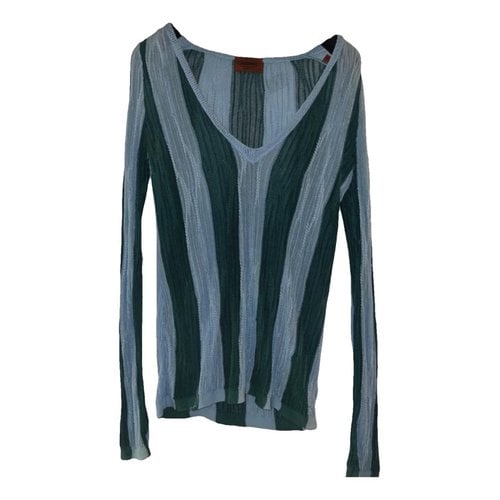 Pre-owned Missoni Blouse In Blue