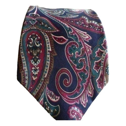 Pre-owned Halston Silk Tie In Other