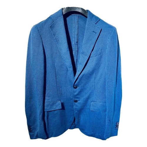 Pre-owned Pal Zileri Jacket In Blue