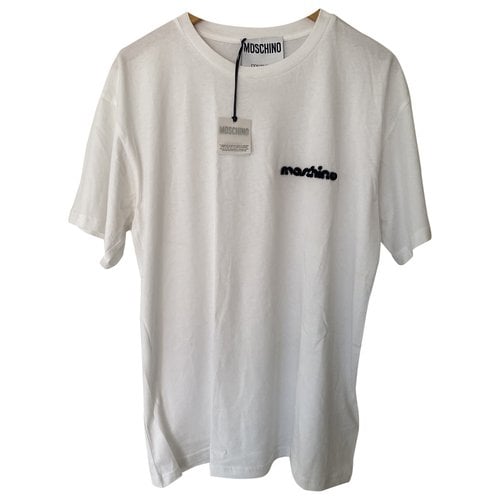 Pre-owned Moschino T-shirt In White
