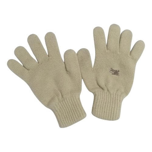 Pre-owned Burberry Gloves In Beige