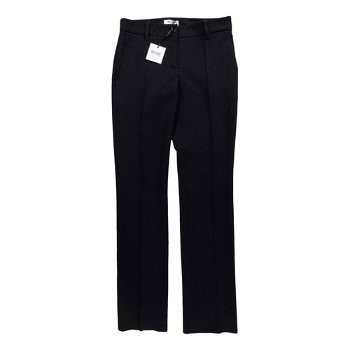 Pre-owned Moschino Cheap And Chic Trousers In Black