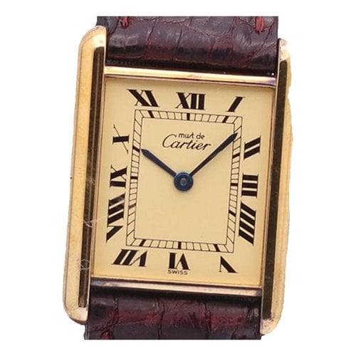 Pre-owned Cartier Watch In Gold