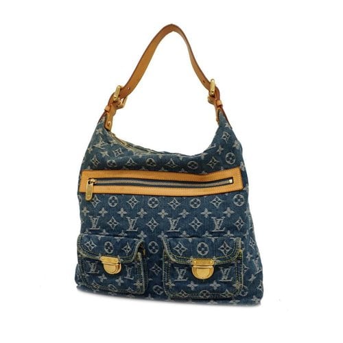 Pre-owned Louis Vuitton Baggy Cloth Handbag In Blue