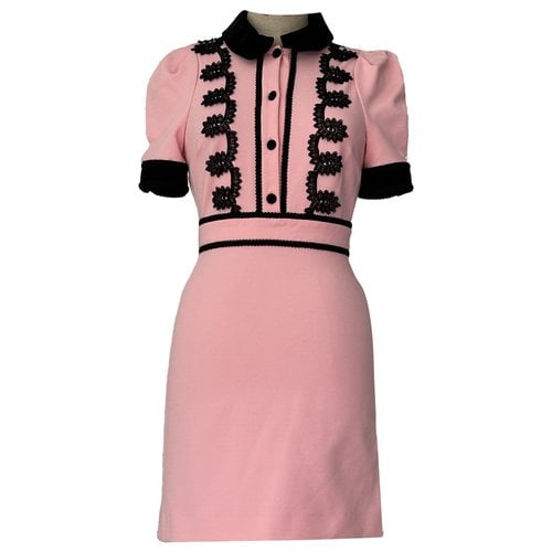 Pre-owned Gucci Mini Dress In Pink