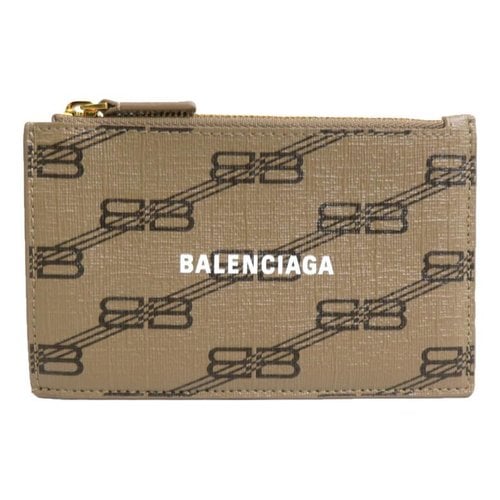 Pre-owned Balenciaga Leather Purse In Brown