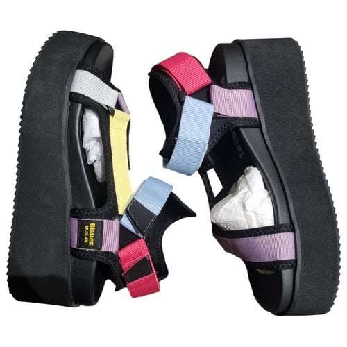 Pre-owned Blauer Cloth Sandals In Multicolour