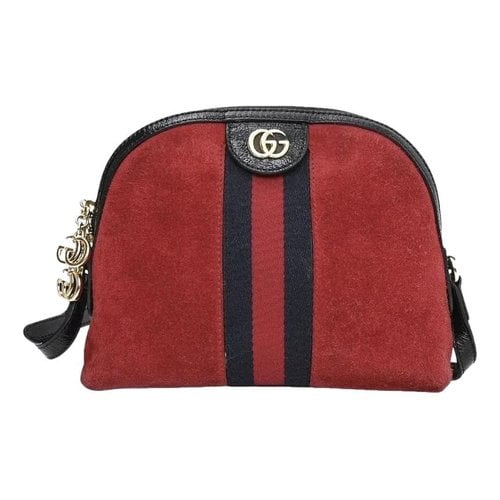 Pre-owned Gucci Ophidia Dome Handbag In Red