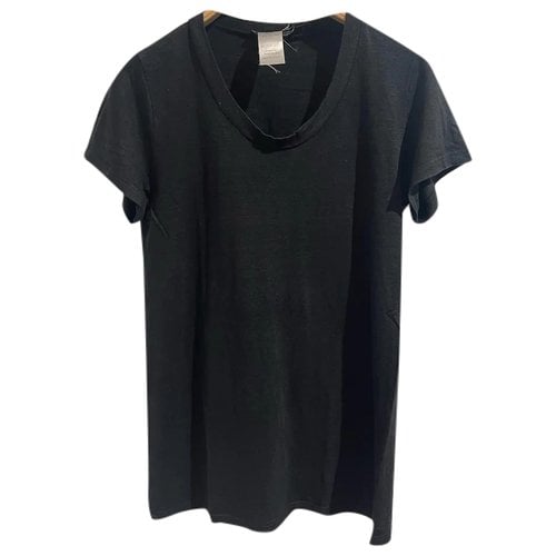 Pre-owned Isabel Marant Étoile Linen T-shirt In Black