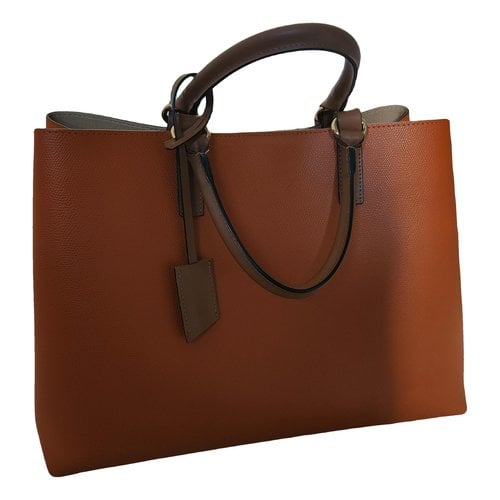 Pre-owned Gianni Chiarini Leather Handbag In Orange