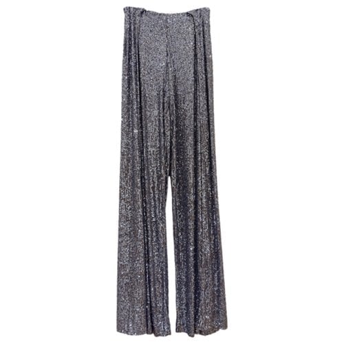 Pre-owned Tom Ford Trousers In Silver