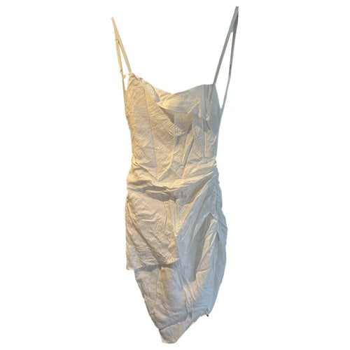 Pre-owned Jacquemus Mini Dress In White