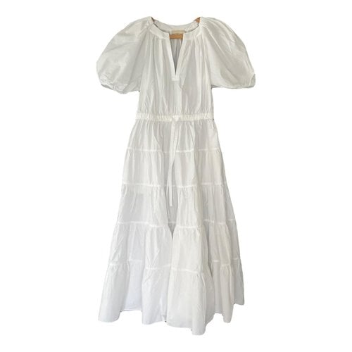 Pre-owned Ulla Johnson Mid-length Dress In White