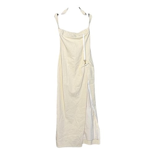 Pre-owned Jacquemus Maxi Dress In Beige