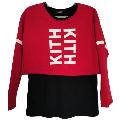 Pre-owned Kith Sweatshirt In Red