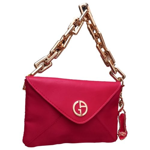 Pre-owned Giorgio Armani Cloth Handbag In Red